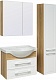 Runo Мебель для ванной Дублин 70 подвесная дуб/белая – фотография-19